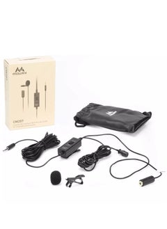 MOURIV CM207 Lavalier Microphone Clip-on Lapel Mic for iPhone Android & Windows Smartphones PC DSLR Cameras Audio Recorders, YouTube, Interview, Studio, Video Recording 19.6ft  - Image 3