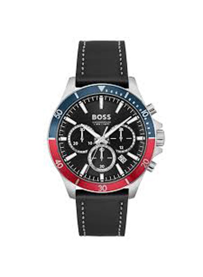 BOSS Leather Chronograph Watch HB151.4099 - Image 1