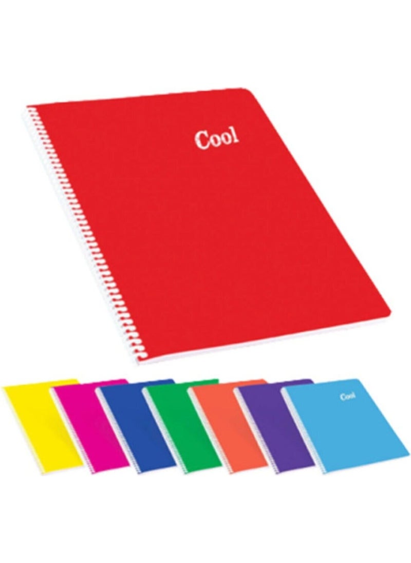 Spiral Cool A4 60 Sheets Striped PP Cover Notebook - pzsku/Z5A9DDD4D19BD686612F6Z/45/_/1730557016/4b29527c-100b-41d1-9180-287add110eab