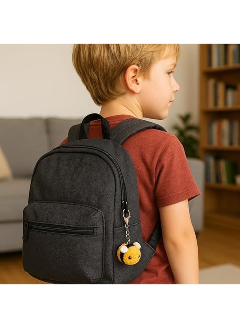 SYOSI Bee Keyring, Cute Plush Crochet Keychain for Women, Small Bag Charm and Fashion Accessory for Keys or Handbags, Adorable Gift Choice for Girls and Friends, Yellow - Image 5