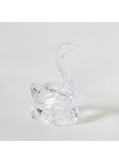 Home Box Vega Glass Swan Accent 7.5 x 11.6 x 4.8 cm  - Image 5