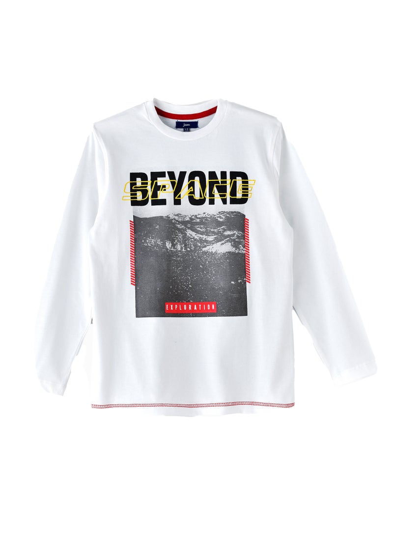 JAM Boys' 'Beyond Space' Graphic Long-Sleeve T-Shirt  - Image 1