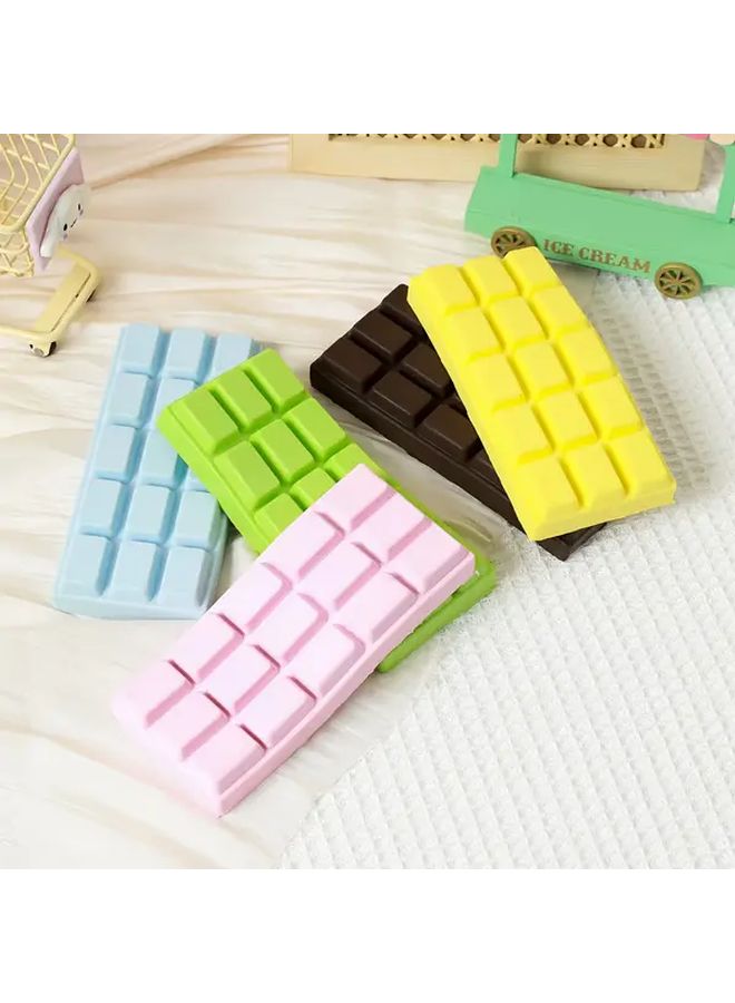 A Chocolate Flavor Prank Candy Bar That Slowly Rebounds When Squeezed Fun Squeeze Toy For Office Desk Décor And Portable Gag Gift Brown - Image 4