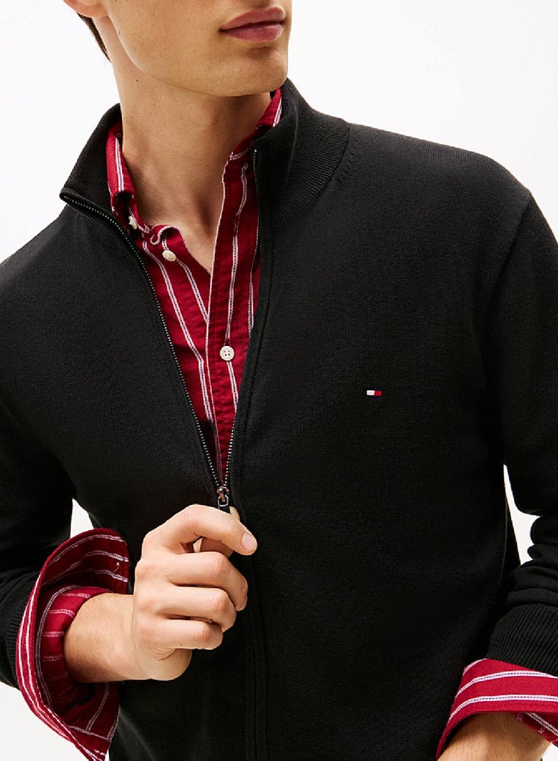 تومي هيلفيغر كنزة بسحّاب قصير على الرقبة - Image 2