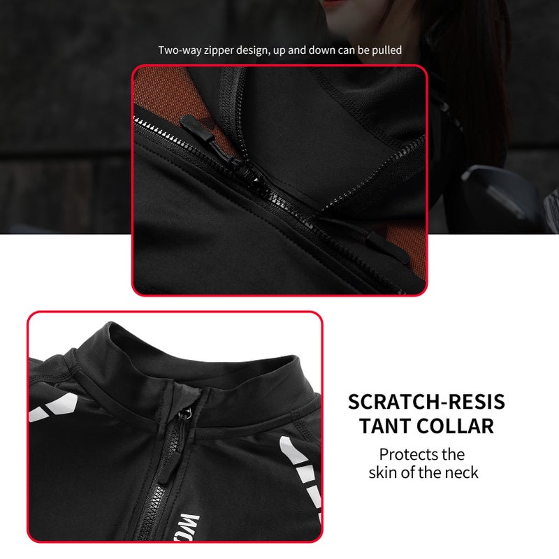 Womens Motorcycle Jacket with Armor CE2 Certified Protection High Visibility Mesh Riding Jacket for Women Mesh Motorcycle Jacket Armored Jacket - Image 5