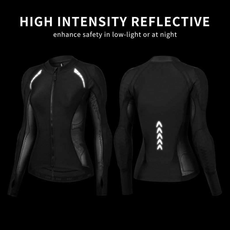 Womens Motorcycle Jacket with Armor CE2 Certified Protection High Visibility Mesh Riding Jacket for Women Mesh Motorcycle Jacket Armored Jacket - Image 4