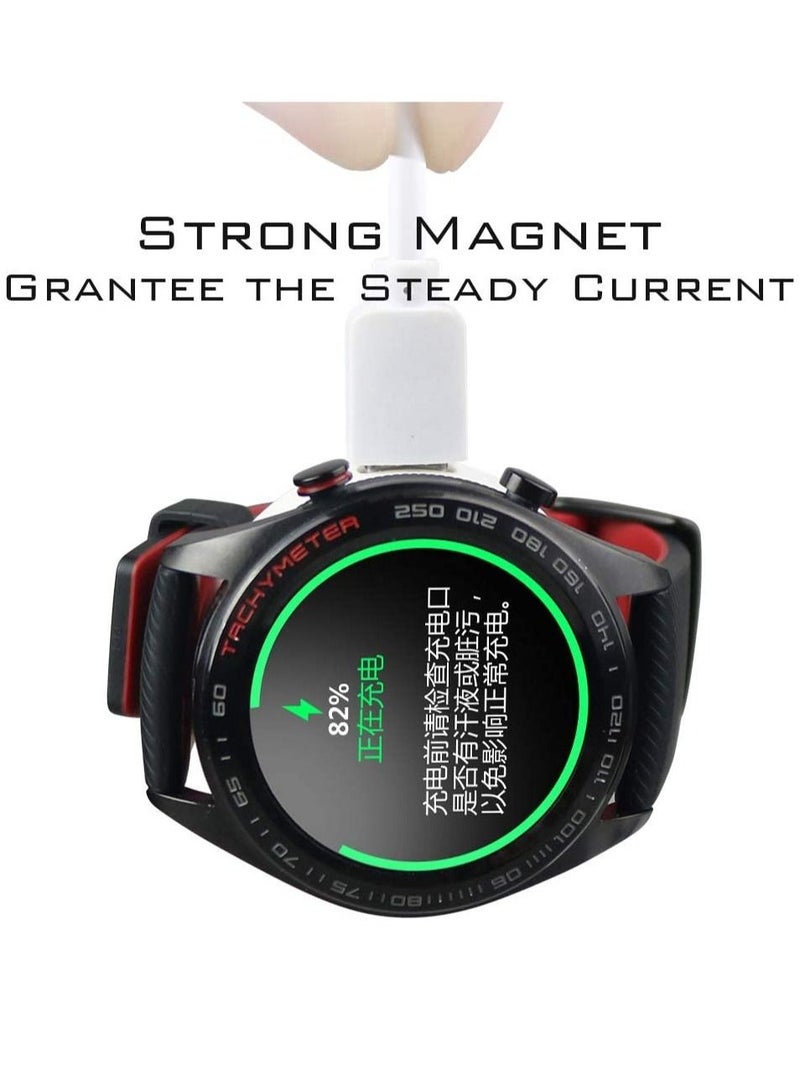 ELTRAZONE Smart Watch Dock Charger Adapter USB Cable compatible with HUAWEI Watch GT Runner, HUAWEI Watch GT3 46MM/42MM, HUAWEI Watch3, HUAWEI Watch3 pro, HUAWEI GT2 PRO, HUAWEI GT2 Pro ECG -100cm - Image 3