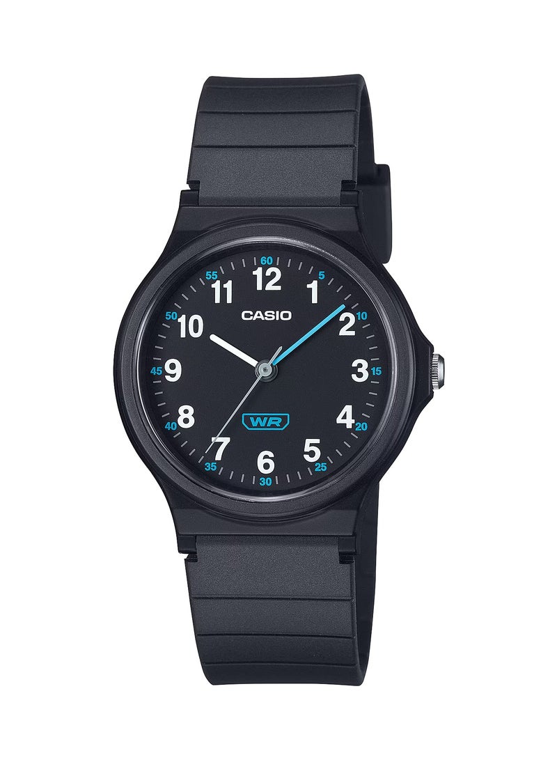 CASIO ساعة كوارتز تناظرية بحزام ريزين LQ-24B-1B - Image 1