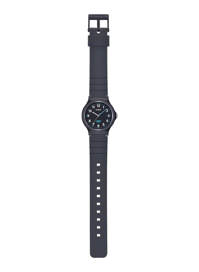 CASIO ساعة كوارتز تناظرية بحزام ريزين LQ-24B-1B - Image 2