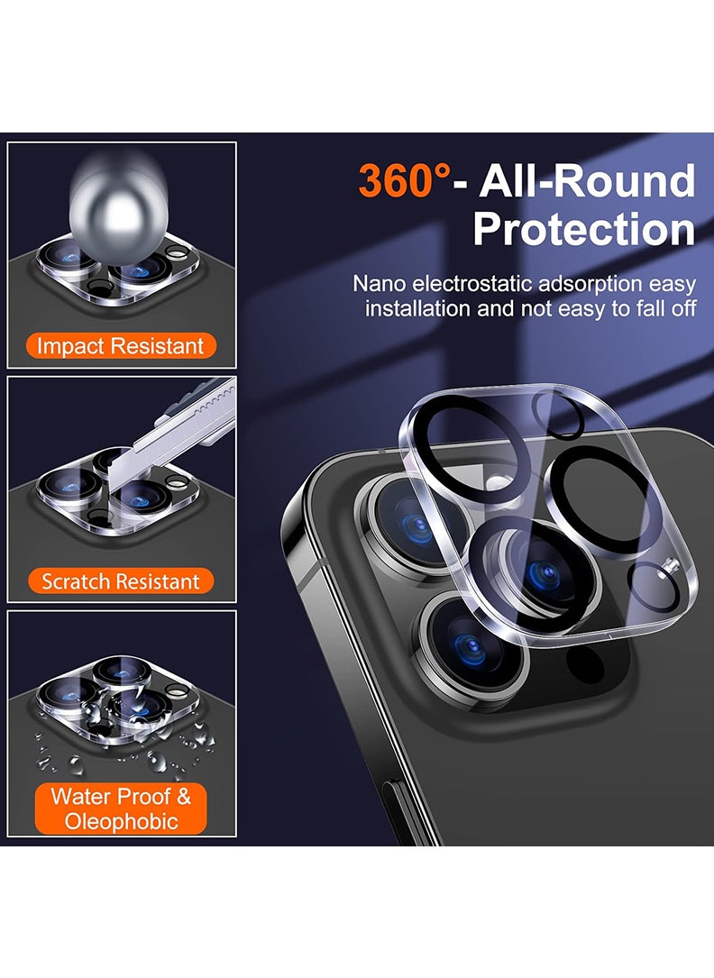 Theodor iPhone 16 Pro Max/ 16 Pro  2 Pack Camera Lens Protector - [Drop Protection] [Case Friendly] 9H Tempered Glass Camera Cover Screen, Clear  - Image 2