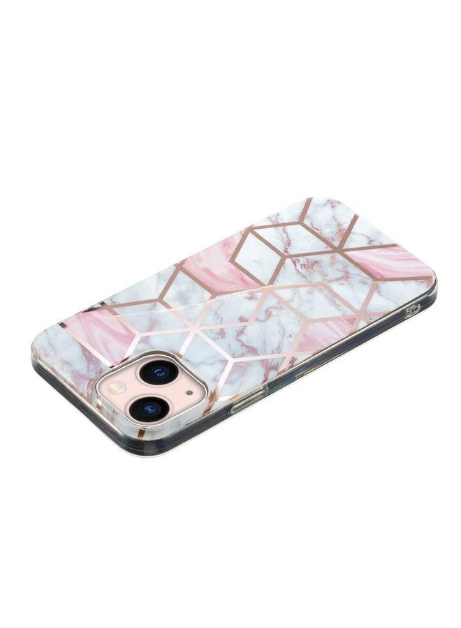Zaboon Case For iPhone 13 Electroplated Marble Pattern TPU Phone Case - Image 4