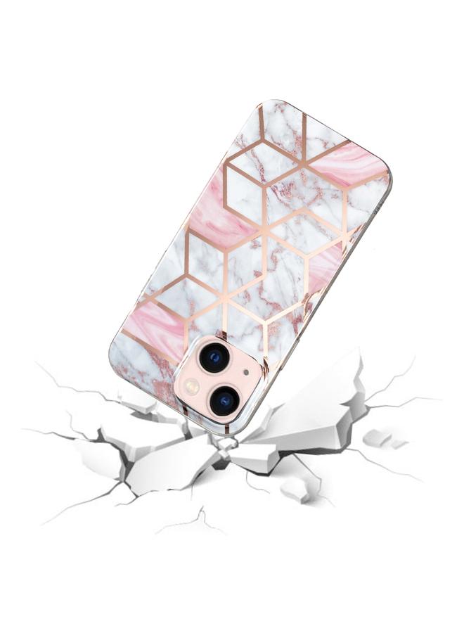 Zaboon Case For iPhone 13 Electroplated Marble Pattern TPU Phone Case - Image 5