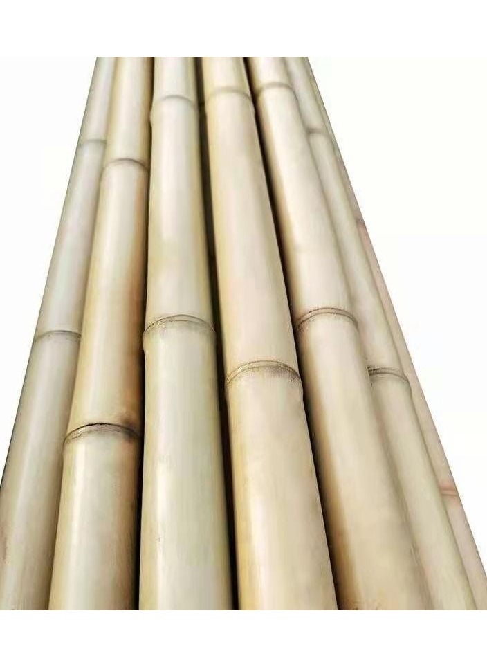 Generic Natural Garden Bamboo Plant Sticks For Indoor Climbing and Outdoor Flowers Vine Plants Support Garden Canes Poles Stakes(120cm)(10pcs)  - Image 1