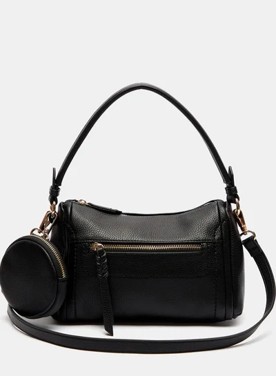 Celeste Women Solid Crossbody Bag With Coin Pouch And Adjustable Strap