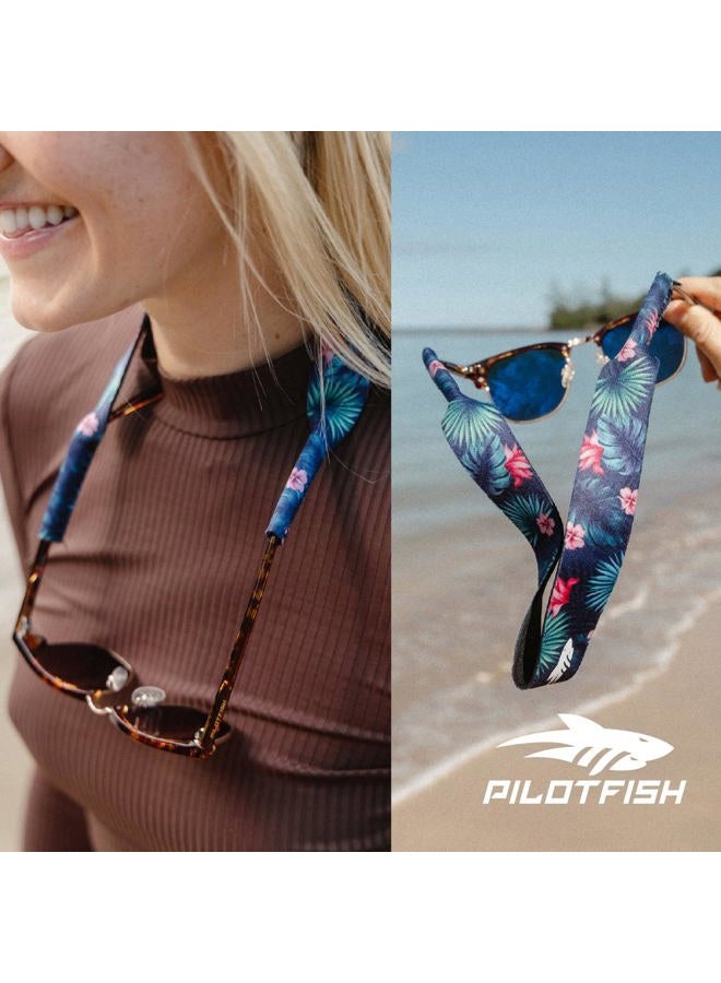 Pilotfish Neoprene Sunglasses Strap – Neoprene Eyewear Retainer, Secure Floating Sunglass Cord with Anti-Slip Ends, Pilotfish, 19 inches - Image 4