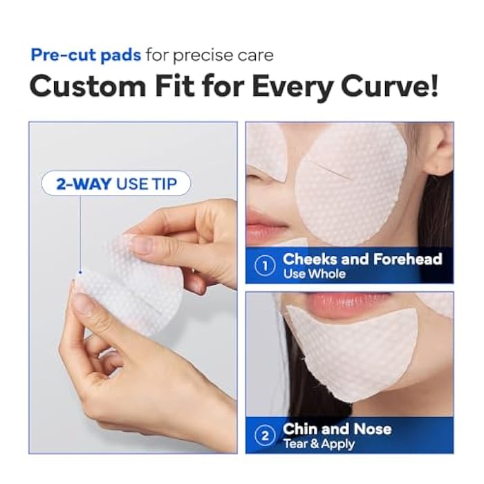 SAM'U SAM’U PH Sensitive Toner Pad – Splitable Dual-Textured Vegan Facial Exfoliating Pads with Hyaluronic Acid & Panthenol for Daily Hydration & Soothing - Korean Skin Care (60 Pads) - Image 3