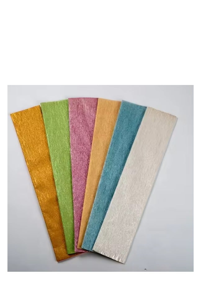 Flamingo Neon Crepe Paper 12 Fold 50cm×120cm Mix Color - Image 3