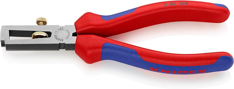 Knipex 11 02 160 Universal Insulation Stripper with Multi-Component Handle - 160mm - Image 1