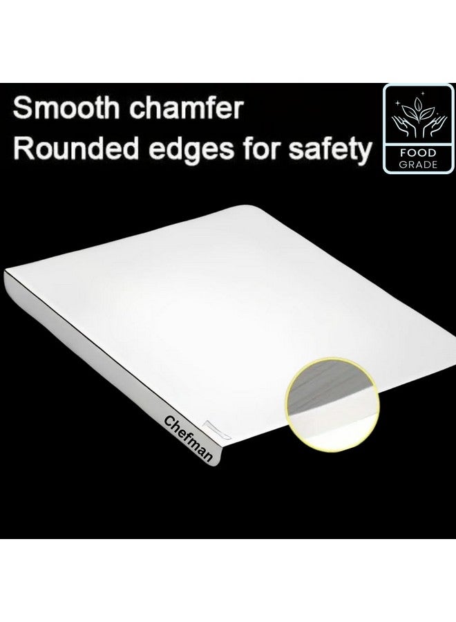 Chefman Multipurpose Chopping Board for Kitchen Medium Size Non-Slip and Rust-Proof Design Safe and Comfortable Use Ideal for Cutting Veges, Meat & Fruit Stainless Steel Food Grade - Image 2