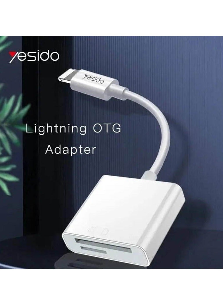 Yesido YESIDO GS11 2 in 1 Multi-Function TF Card + SD Card to 8 Pin Converter Adapter  - Image 2