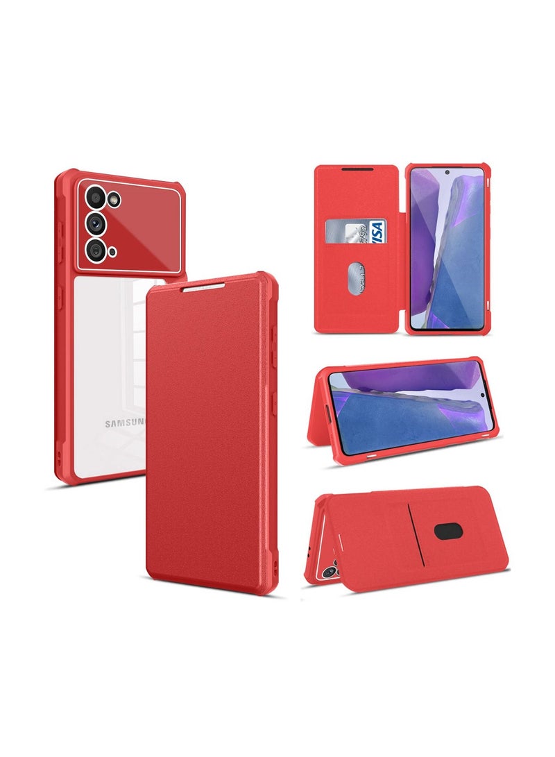 Suteni Flip Cover Magnetic Phone Case for Samsung