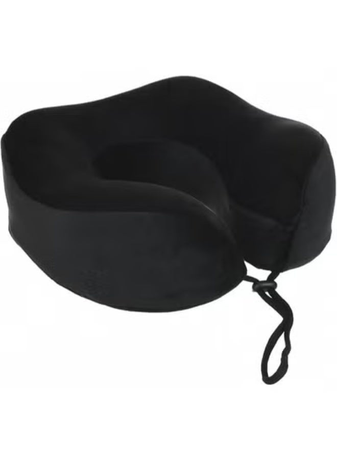 Medical Memory Foam High Travel Pillow – Advanced American Technology – Ergonomic Neck Support for Reading & Sleeping – Professional Travel Cushion for Long Trips