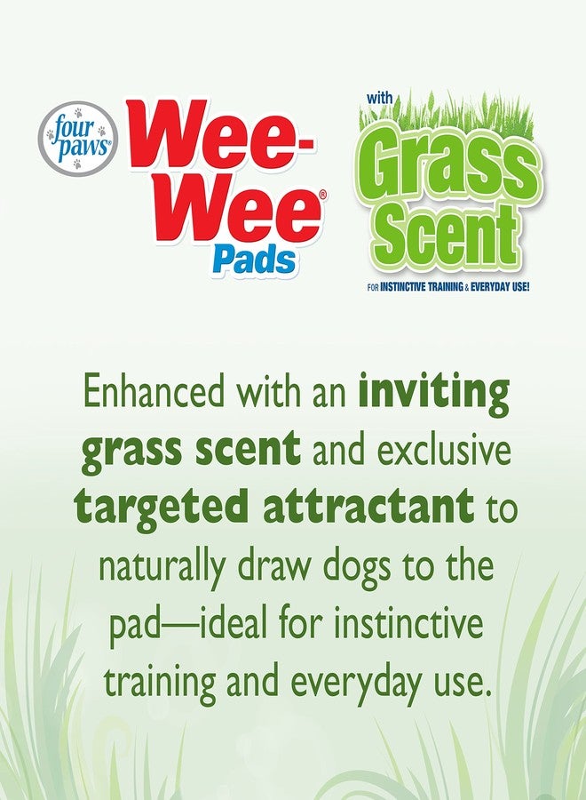 Four Paws Wee-Wee Grass Scented Puppy Pads Grass Scented 100 Count - Image 3