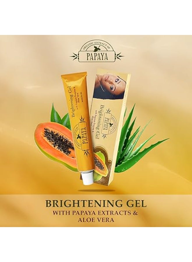 PAPAYA Organic skin lightening gel with papaya extract, 30 g