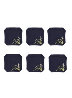 Y&D Chinese Style Cotton Linen Retro Water Absorbing Double Layer Thickened Cup Holder Fabric Embroidered Tea Cup Pad Fabric Art Cup Pad  - Image 1