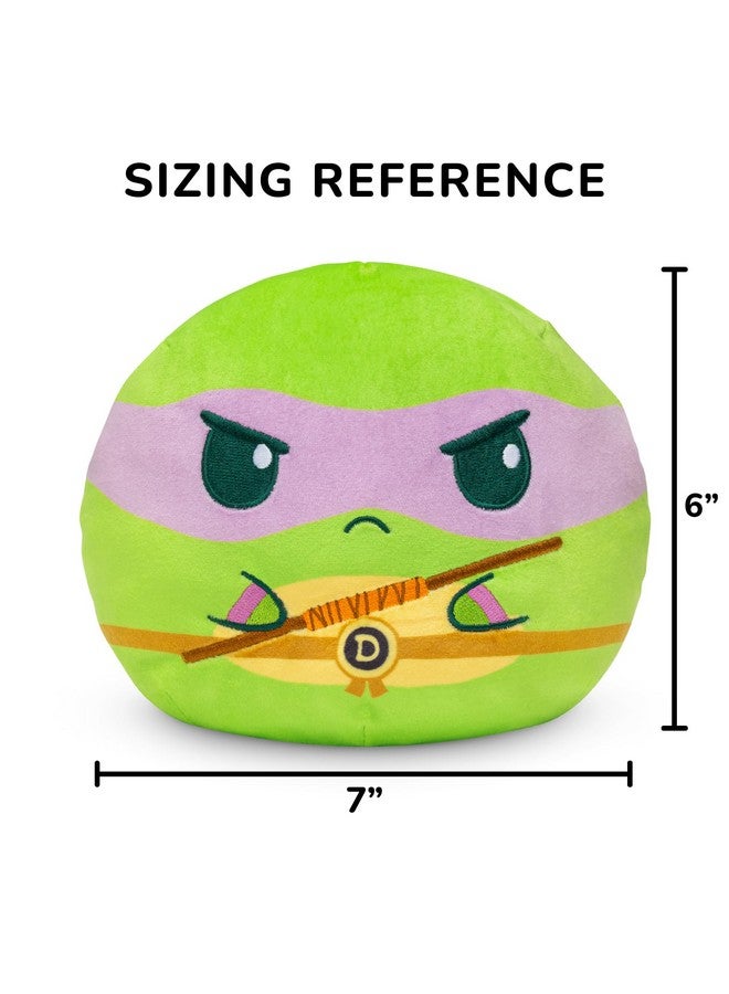 تيتيرتل دمية تي تيرتل المحشوة القابلة للعكس من سلاحف النينجا المراهقة المتحولة - دوناتيلو - حيوان محشو ناعم لطيف - Image 4