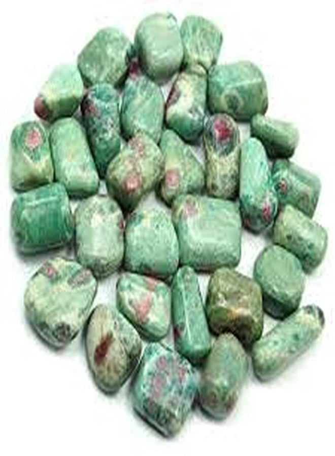 Ruby in Fuchsite Tumbled Stones Two Stones - Metaphysical - Crystal Healing