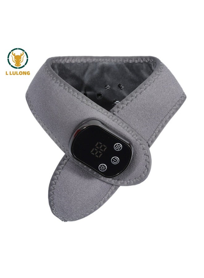 L LULONG Electric Neck Massager with Heat Therapy Deep Tissue Massage 3 Modes 5 Heat Levels Rechargeable Neck and Shoulder Pain Relief Device - Image 2