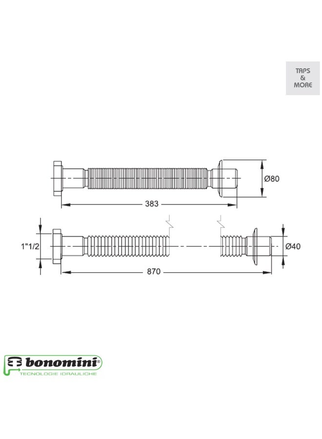 BONOMINI PVC MAGIC HOSE 1 1/2" | DURABLE & QUALITY MAGIC HOSE - Image 2