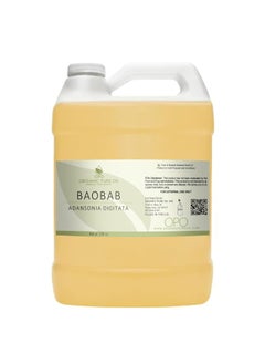 OPO Baobab Oil  Pure Cold Pressed Unrefined Vegan Non GMO Carrier Oil for Hair Skin Face Body Pain Nourishing Natural Moisturizer Hydration Growth Conditioner 128 oz