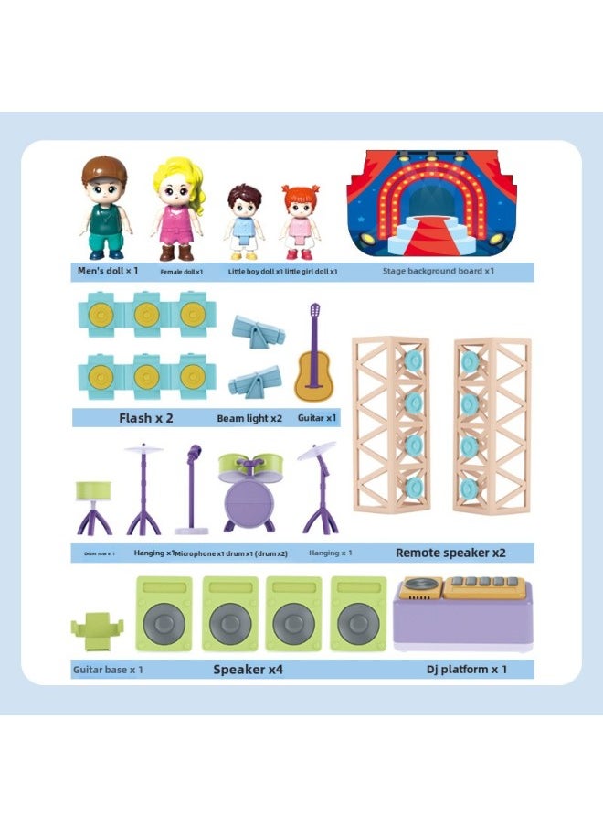 Generic - Children's Play Home Educational Vehicles Scene Toys Music Deformation Yacht Ship Toy Set Wholesale-Color:G0025 Music Slide Steamship ] - Image 1