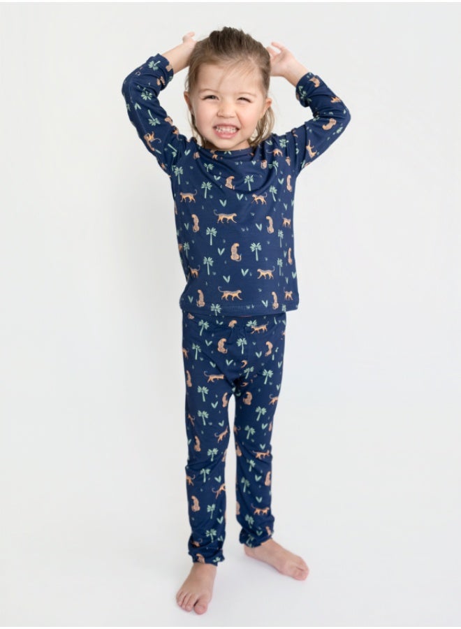 Hushabye – Bamboo Pyjamas for Kids – Arabian Leopard Print - Image 1