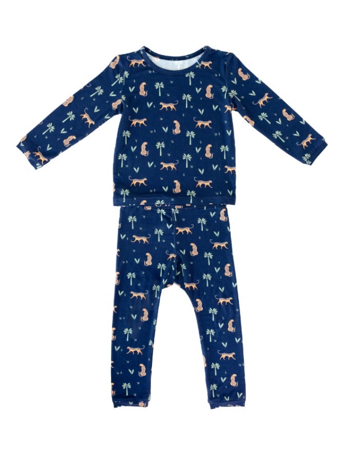 Hushabye – Bamboo Pyjamas for Kids – Arabian Leopard Print - Image 2