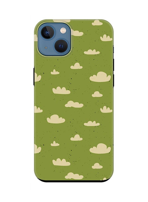 Tough Pro Series Case for Apple iPhone 14 Dual Layer hybrid PC & TPU Customized Mobile Cover Shield with inner TPU protection Matte Finish - Wandering Clouds