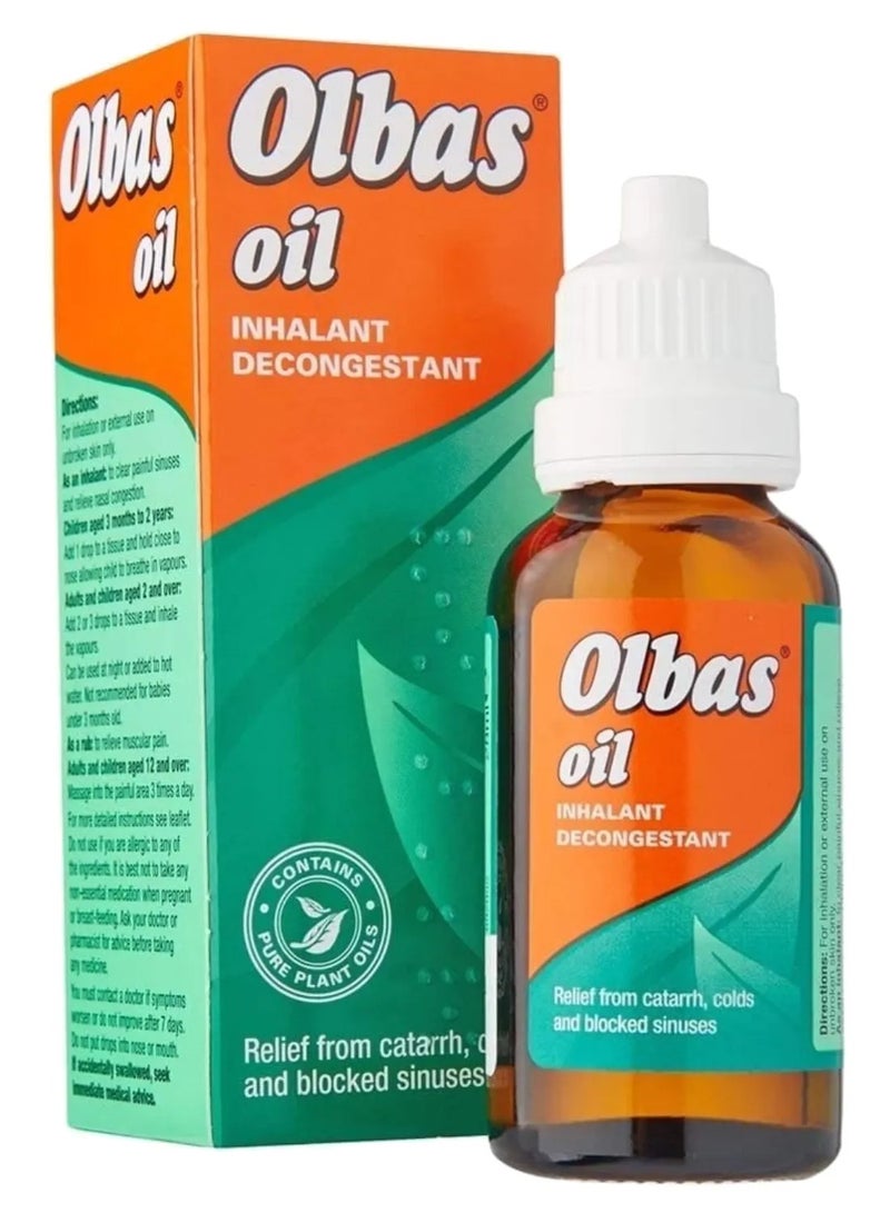 أولباس مزيل الاحتقان بالاستنشاق بالزيت من أولباس، 28 مل