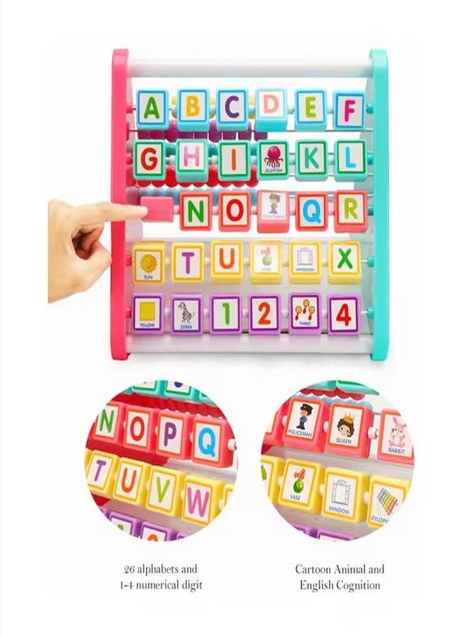 KRySt 5-in-1 Multifunctional Activity Triangle for Kids | Montessori Wooden Learning Toy with ABC, Number Puzzle, Shapes & Chalk Board | Educational Mind Game Toy for Toddlers 2+ Years - Image 5