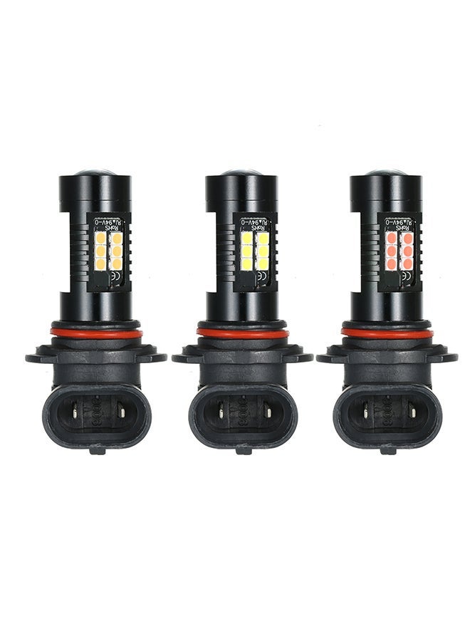 MUNTAQI 2Pcs LED Bulb Lights Auto Lamp Bulbs Car Light 9005 Red - Image 3