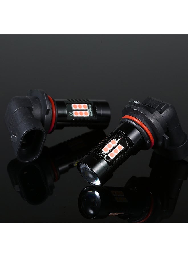 MUNTAQI 2Pcs LED Bulb Lights Auto Lamp Bulbs Car Light 9005 Red - Image 2