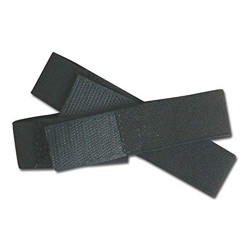 Raine Black Boot Blousers -1 Pair- Boot Blousers - Military Boot Straps - Military Boot Bands - Tuck Tight Strips - 1 Inch Wide - Image 1