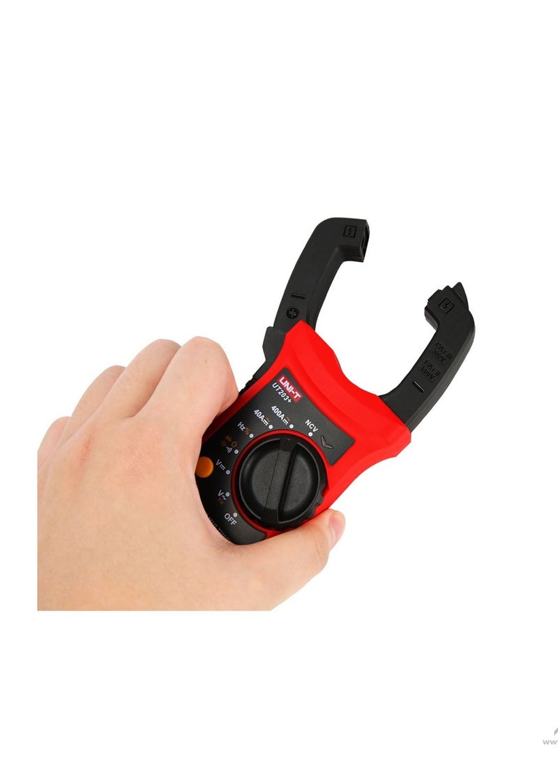 UNI-T - UNI-T UT203+ Digital Clamp Meter 400A 600V AC/DC Current Volt True RMS NCV - Image 1