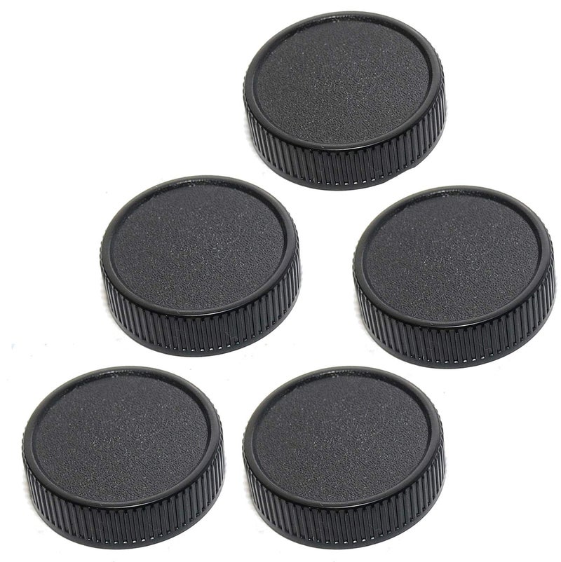Fotasy 5-Pack M42 Lens Rear Caps - 42mm Screw Mount, Fits Pentax Takumar/MamiyaSekor/Helios M42 Lens - Image 2