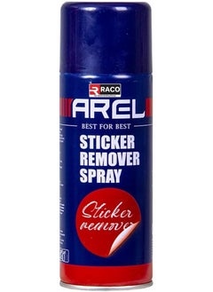 RACO RACO Arel Sticker Remover Spray, Fast-Acting Adhesive Residue Cleaner for Stickers, Labels, Decals, and Tape, Safe on Multiple Surfaces, Easy Application, 450ml  - Image 1