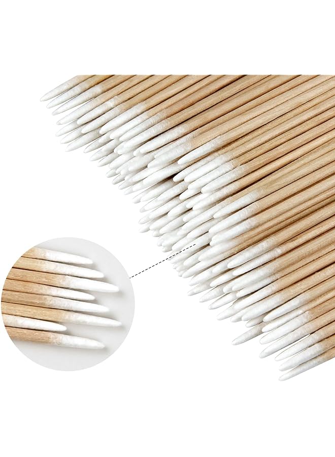 Bukela 1000 Pcs Microblading Cotton Swabs 10Cm Pointed Cotton Swabs Eyebrow Tattoo Permanent Supplies Sticks Applicator For Correcting Makeup Mistakes Cleaning Nail Polish Craft - Image 2