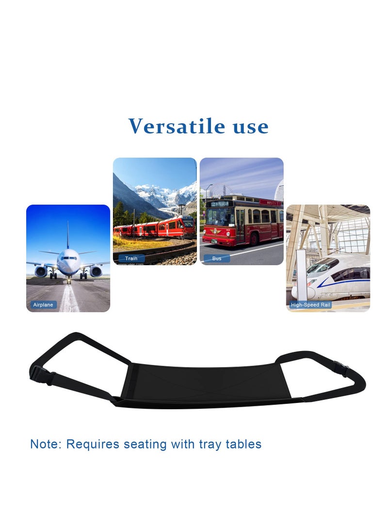 Excefore Baby Airplane Travel Footrest Bed, Portable Toddler Travel Foot Hammock, Airplane Seat Extender Leg Rest, Travel Essentials for Children to Lie Down on Plane, Maximum 55lb/25 kg Weight Capacity - Image 3