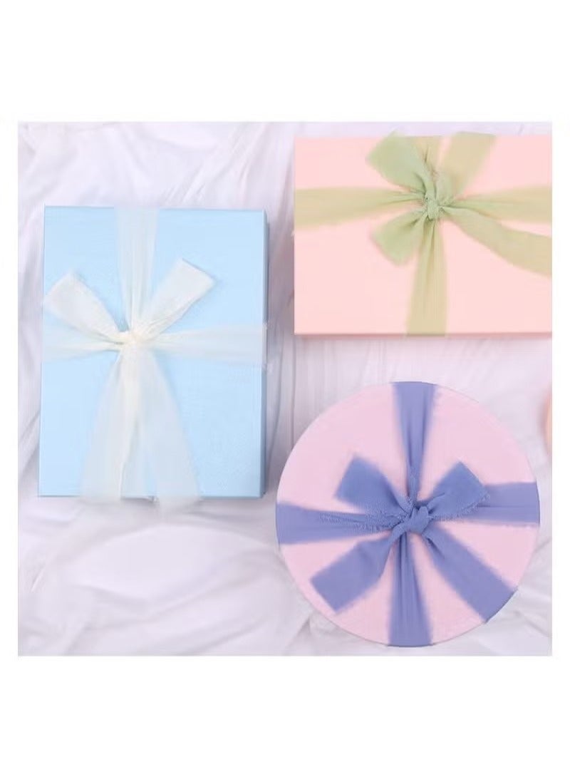 Generic Chiffon Ribbon for Gift Wrapping Wedding Decorations Bridal Shower Decorations Easter Decorations Gift Ribbon for Crafts and Gift Wra  - Image 4