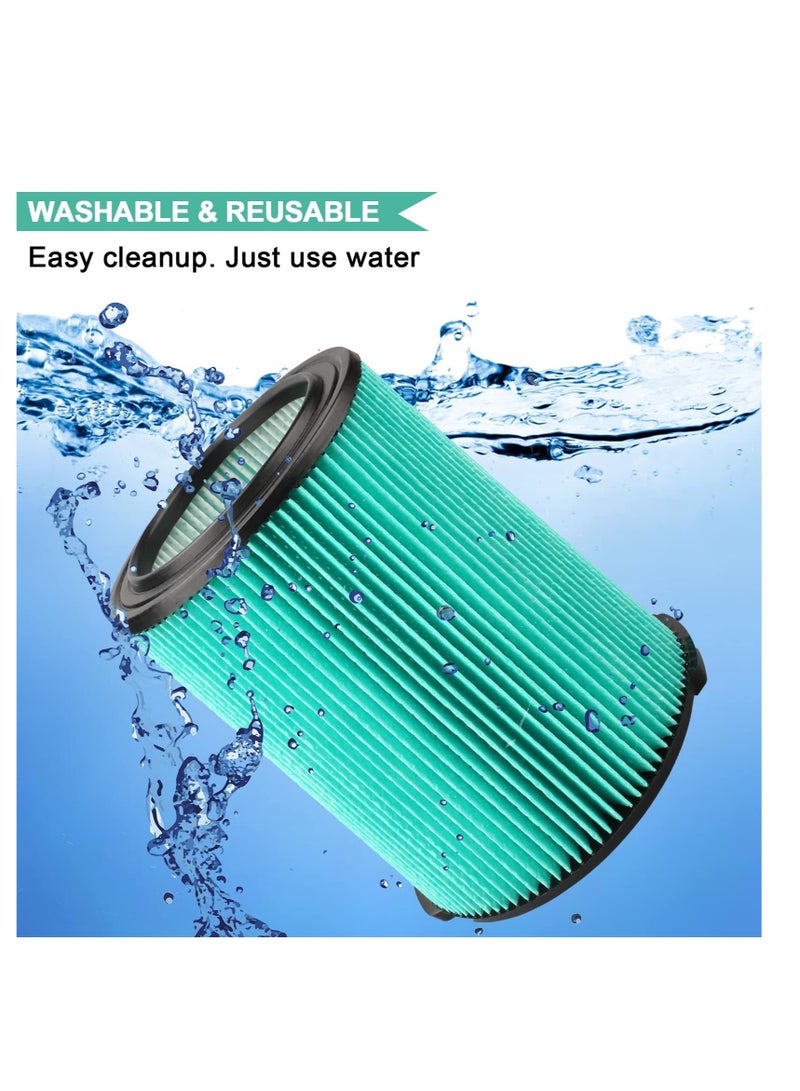Excefore VF6000 Replacement Filter,  VF6000 5-Layer Wet/dry Vac Replacement Filter, for Ridgid Shop Vac 5-20 Gallon Vacuums, WD5500 WD0671 WD6425 WD7000 WD1280, Fit for Husky 6-9 Gallon Vacs (2 Pack) - Image 5